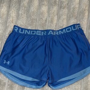 Under Armour girls Athletic Blue Shorts